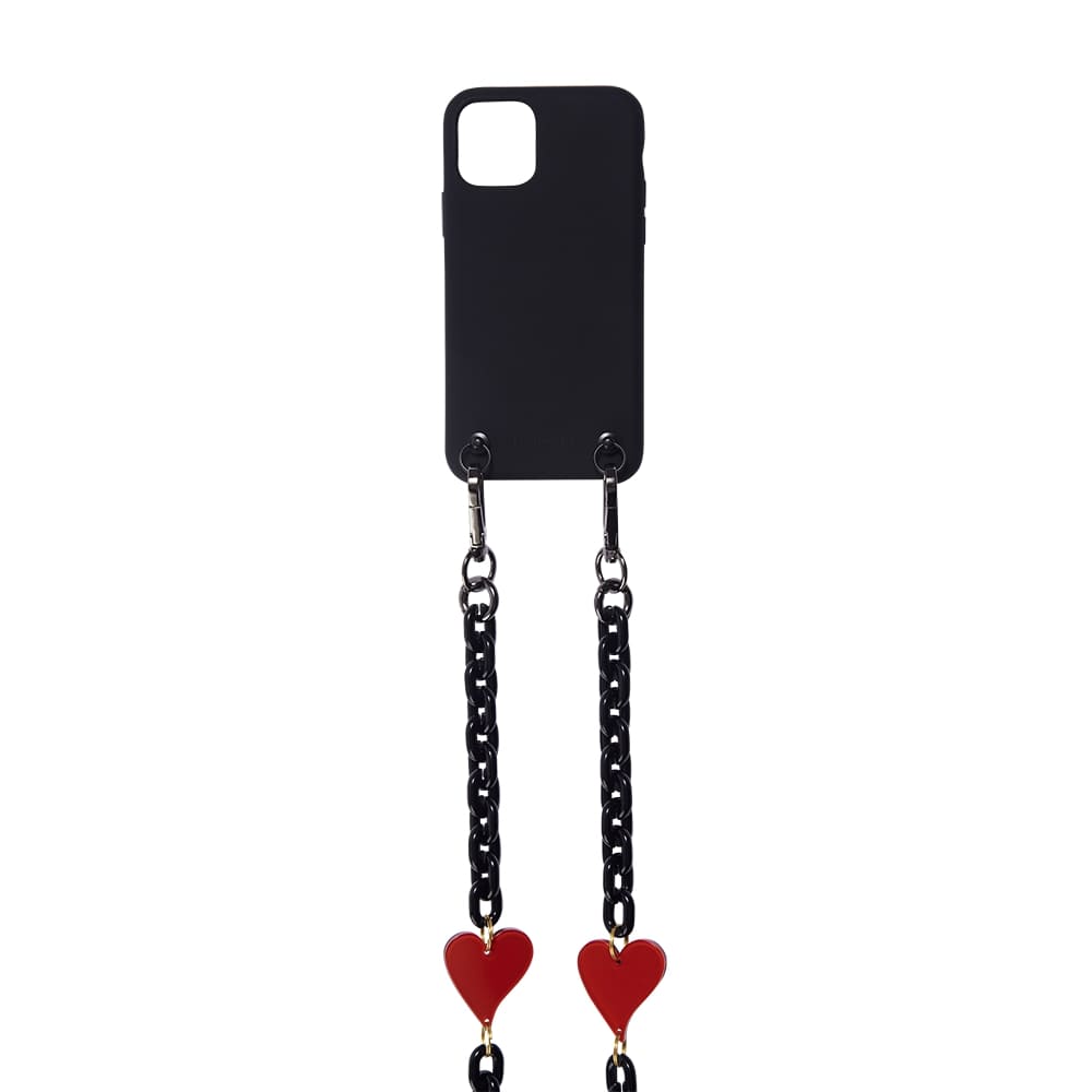 [SAMPLE] SOFT TOUCH EXTRAORDINARY BLACK  11 PRO NECKLACE CASE